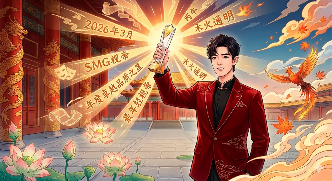 肖战：流年鸳鸯合，荣登 SMG 最年轻视帝